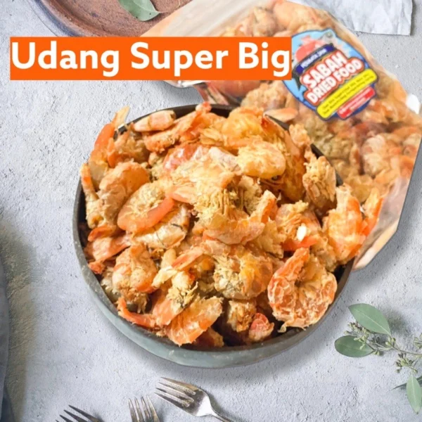 UDANG KERING SAIZ SUPER BESAR | SUPER BIG DRIED PRAWN 🦐 PREMIUM QUALITY 250G